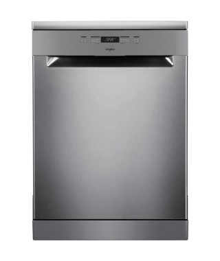 Lave-vaisselle pose libre WHIRLPOOL OWFC3C26X - 14 couverts - Induction - L60cm - 46dB - Inox/silver