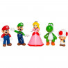 JAKKS PACIFIC - Pack de 5 Figurines - Super Mario Bros : Mario et ses Amis