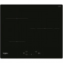 Whirlpool WSQ116NE table de cuisson induction - 4 foyers - 7200W - L 5,4 cm x P51 cm - verre - noire
