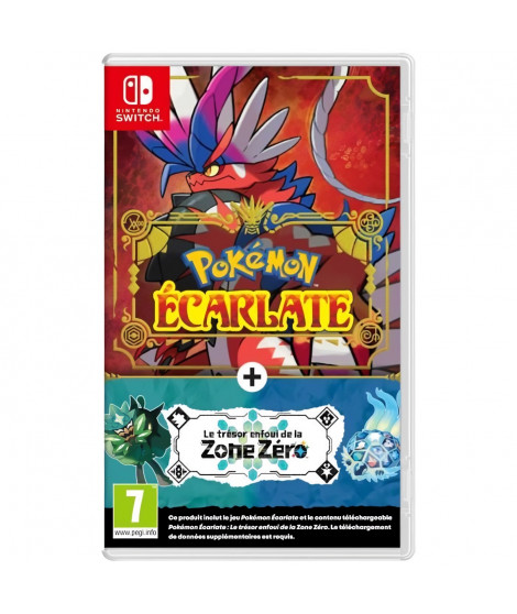 Pokémon Écarlate + Pass d'Extension Le trésor enfoui de la Zone Zéro - Édition Bundle | Jeu Nintendo Switch