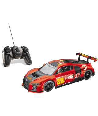 MONDO MOTORS - Véhicule radiocommandé - Audi R8 Le Mans Series - Hot Wheels - Voiture - chelle 1:14eme