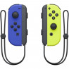 Paire de manettes Joy-Con gauche bleue et droite jaune néon