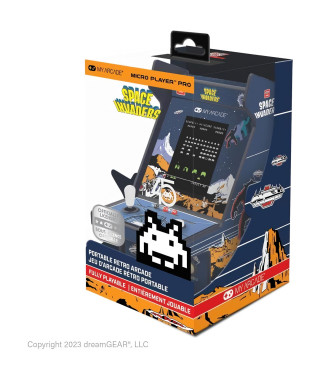 Micro Player PRO - Space Invaders - Jeu rétrogaming - Ecran 7cm Haute Résolution