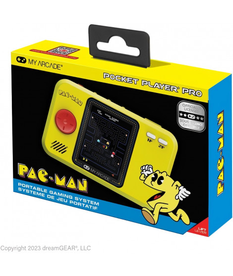 Pocket Player PRO - Pac-Man - Jeu rétrogaming - Ecran 7cm Haute Résolution