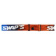 Masque cross SWAP'S PIXEL Rouge + Ecran Iridium Argent