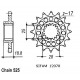 Kit Chaine Origine Aprilia Rsv 1000 R/Sl/Sp 1998-2003 17x42 - 525 Avec Joints Toriques