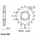 Kit Chaine Aprilia 50 Rs 1995-1998 12x43 - 420 Sans Joints Toriques