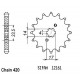 Kit Chaine Origine Derbi Senda 50 R DRD X-TREME - 15x53 - 420 Sans Joints Toriques