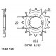 Kit Chaine Yamaha Wr-f 250 2001-2004 13x52 - 520 Sans Joints Toriques