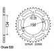 Kit Chaine Kawasaki Kr1 250 1989 - 15x40 - 520 Sans Joints Toriques