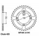 Kit Chaine Origine Honda Cr 85 R Grandes Roues 2002 - 15x55 Alu - 420 Sans Joints Toriques
