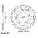 Kit Chaine Origine Aprilia Smv 750 Dorsoduro 1942-1986 16x46 - 525 Avec Joints Toriques