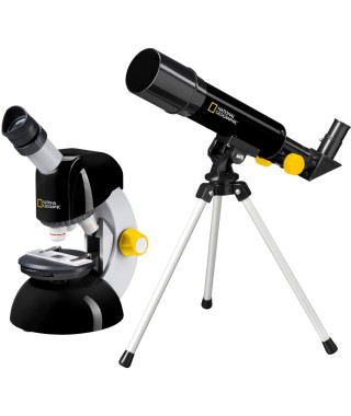 Kit télescope + microscope enfant - National Geographic