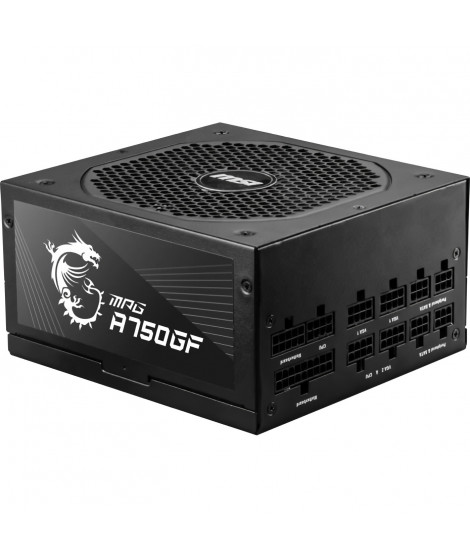 MSI Alimentation PC MPG A750GF - 750W 80+ Gold Modulaire