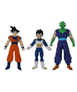 Figurine extensible DRAGON BALL - Pack de 3 - MONSTER FLEX