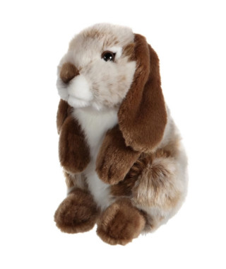 Peluche - Gipsy Toys - Lapin bélier - 18cm - Marron