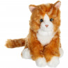 Peluche - Gipsy Toys - Chat mimiz - 28cm - Roux/Blanc