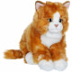 Peluche - Gipsy Toys - Chat mimiz - 28cm - Roux/Blanc