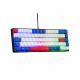 Clavier Gaming - THE G-LAB - KEYZ-HYDRO-BWR/FR - Membrane 60% 3 couleurs touches Bleu-Blanc-Rouge