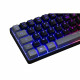 Clavier Gaming - THE G-LAB - KEYZ-HYDRO-BKG/FR - Membrane 60% 2 couleurs touches Noires + Grises