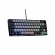 Clavier Gaming - THE G-LAB - KEYZ-HYDRO-GRB/FR - Membrane 60% 2 couleurs touches Grises + Noires