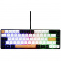 Clavier Gaming - THE G-LAB - KEYZ-HYDRO-BKWO/FR - Membrane 60% 3 couleurs Noir + Blanc + Orange