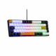 Clavier Gaming - THE G-LAB - KEYZ-HYDRO-BKWO/FR - Membrane 60% 3 couleurs Noir + Blanc + Orange