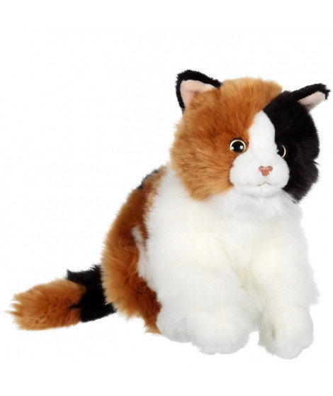 Peluche - Gipsy Toys - Chat mimiz - 28cm - Tricolore