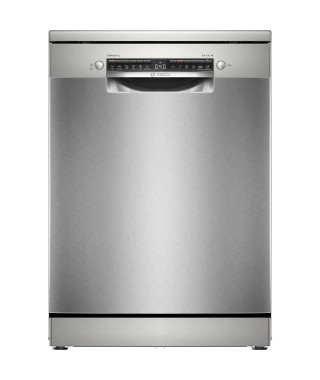 Lave-vaisselle pose libre BOSCH SMS4ETI00E SER4 - 13 couverts - Induction - L60cm - 44dB - Gris Inox