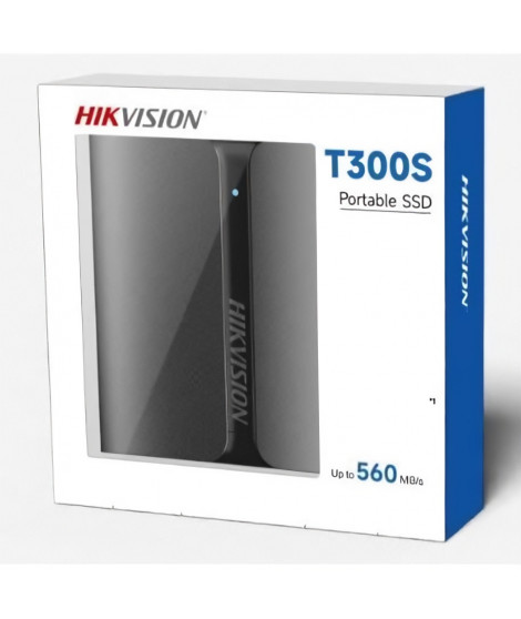 Disque SSD Externe - HIKVISION - T300S - 1 To - USB 3.1 Type C  - 500/560 MB/s (SSDEXTHIKT300S1TO)