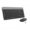 Logitech - Ensemble Clavier + Souris sans Fil et silencieux MK470 Ultra-fin - Disposition Compacte et Plate - Récepteur USB 2…