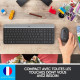 Logitech - Ensemble Clavier + Souris sans Fil et silencieux MK470 Ultra-fin - Disposition Compacte et Plate - Récepteur USB 2…