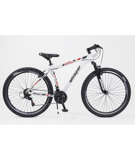 CORELLI - Vélo VTTWHISPER WM301 - 27,5 - Cadre L - 21 vitesses  - Homme - Blanc /rouge/noir