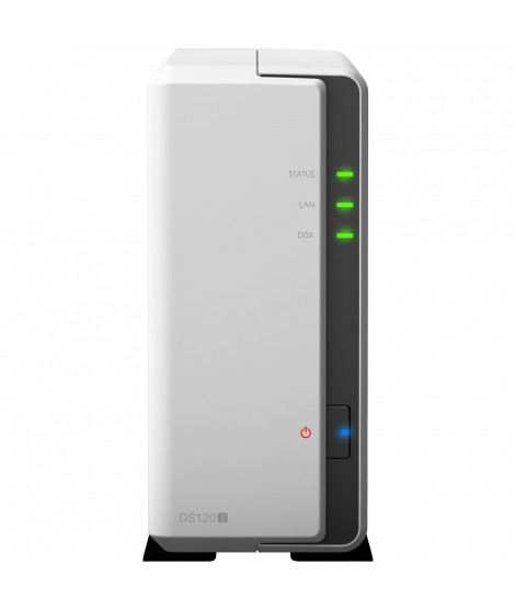 SYNOLOGY - Serveur de Stockage (NAS) - DS120j - 1 Baie - Boitier nu