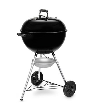 WEBER Barbecue a charbon Original Kettle E-5710 - Acier chromé - Ø 57 cm