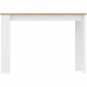 Table a manger - cuisine - blanc et chene - L 110 x l 67 x H 77 cm -ASPEN