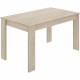 Table a manger SAMI - 4 personnes - Mélaminé Chene naturel - L 139 x P 81 x H 77 cm