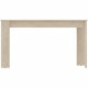 Table a manger SAMI - 4 personnes - Mélaminé Chene naturel - L 139 x P 81 x H 77 cm