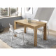 Table a manger SAMI - 4 personnes - Mélaminé Chene Artisan - L 139 x P 81 x H 77 cm