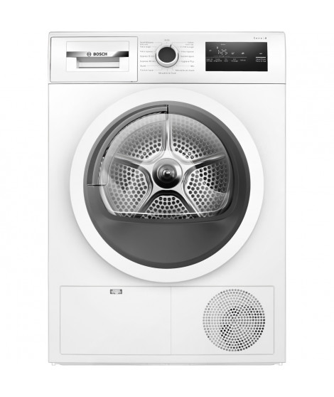 Seche-linge a condensation BOSCH WTN85V08FR SER4 - 7 kg - Induction - L60cm - Classe B - Blanc