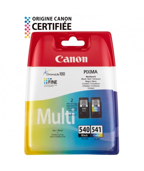 CANON Pack 2 cartouches d'encre PG-540/CL-541 Noir + Couleur