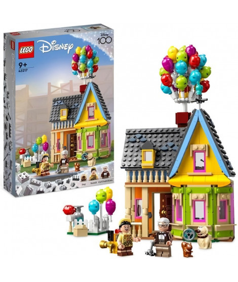 LEGO Disney et Pixar 43217 La Maison de « La-haut », Jouet 100eme Anniversaire Disney