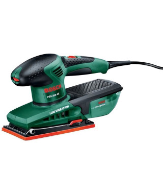 Ponceuse vibrante filaire Bosch - PSS 250 AE (250W, coffret de rangement, disques abrasifs P80, P120, P180)