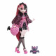 Monster High - Draculaura avec chauve-souris de compagnie - Poupée - MONSTER HIGH - HHK51 - POUPEE MANNEQUIN MONSTER HIGH