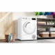 Seche-linge a condensation BOSCH WTN83209FR SER4 - 8 kg - Induction - L60cm  Classe B - Blanc