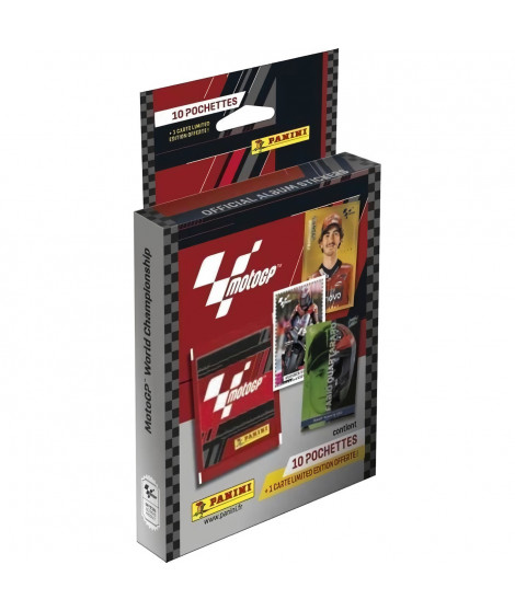 Blister 10 pochettes + carte édition limitée - MOTO GP 2023 Stickers PANINI