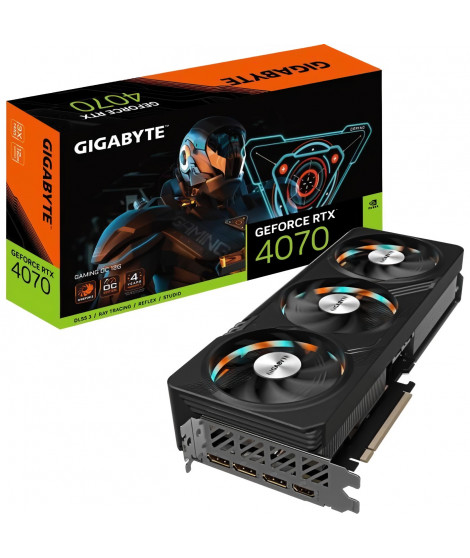 GIGABYTE - GeForce - Carte Graphique - RTX 4070 GAMING OC - 12G