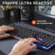 Combo KRYPTON - THE G-LAB - Pack Clavier et Souris Gamer Filaire Rétro - Éclairage RGB