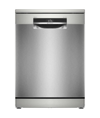 Lave-vaisselle pose libre BOSCH SMS6ZCI12E SER6 - 14 couverts - Induction - L60cm - 38dB - Gris Inox