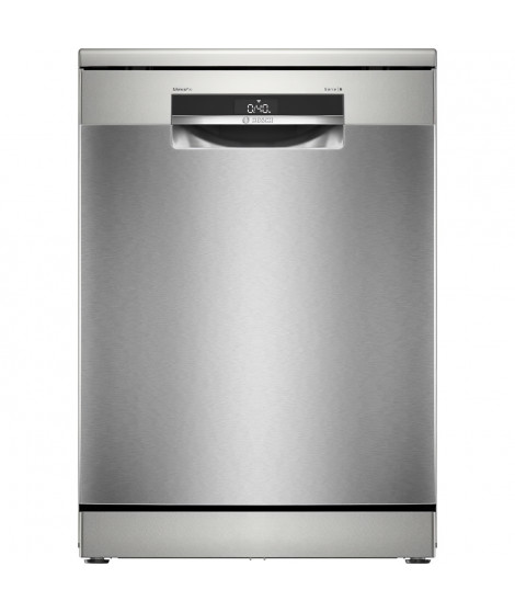 Lave-vaisselle pose libre BOSCH SMS6ZCI12E SER6 - 14 couverts - Induction - L60cm - 38dB - Gris Inox